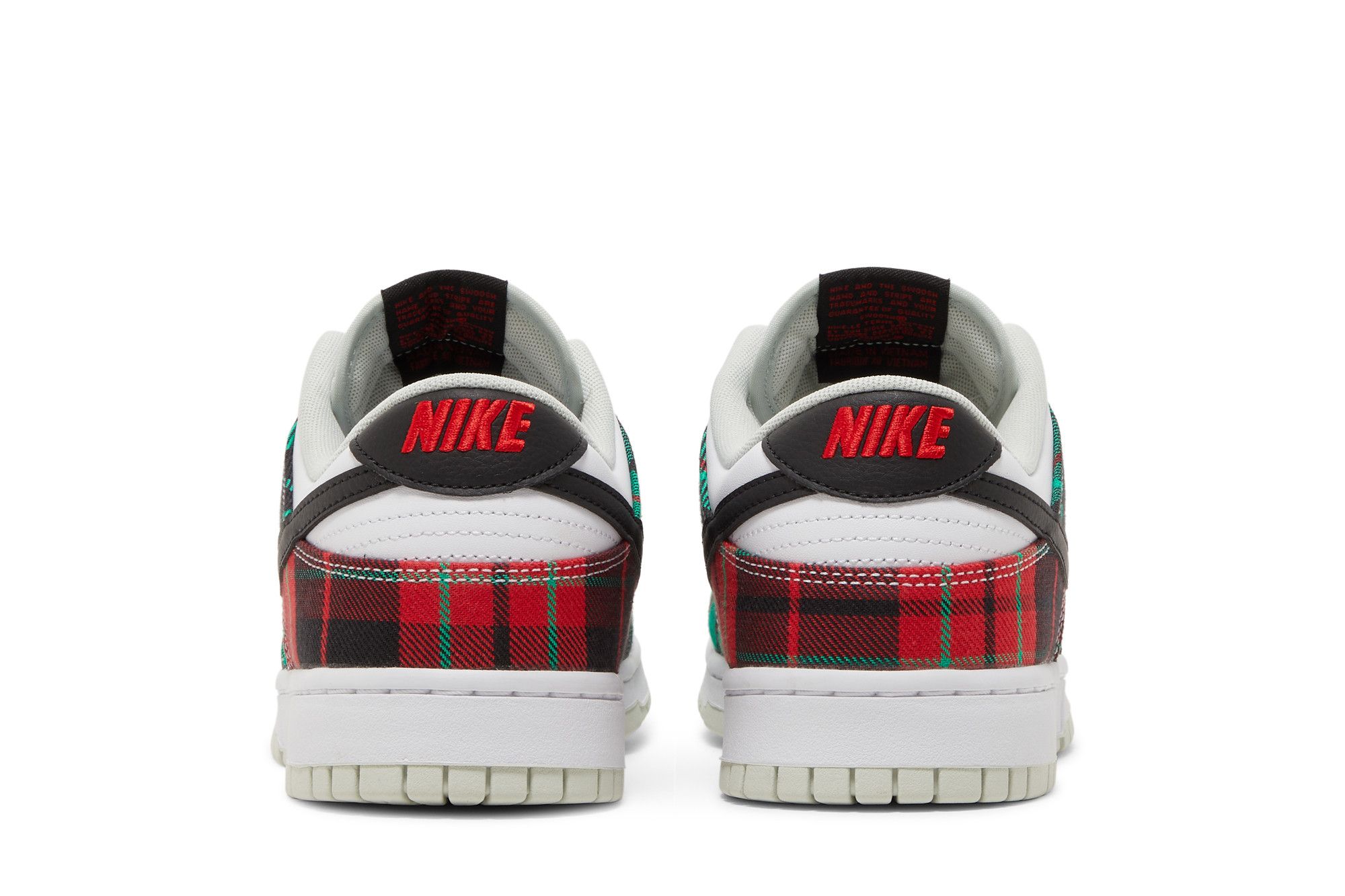 Size 10.0 Dunk Low Premium Tartan Plaid