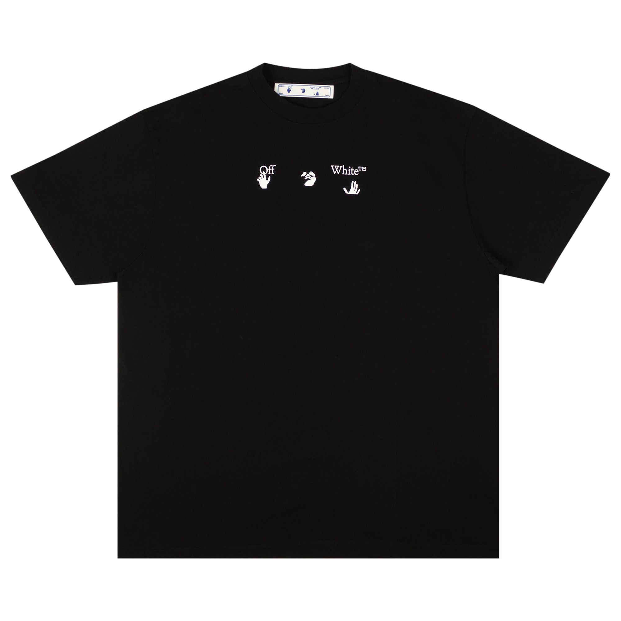 Off white peace t shirt top