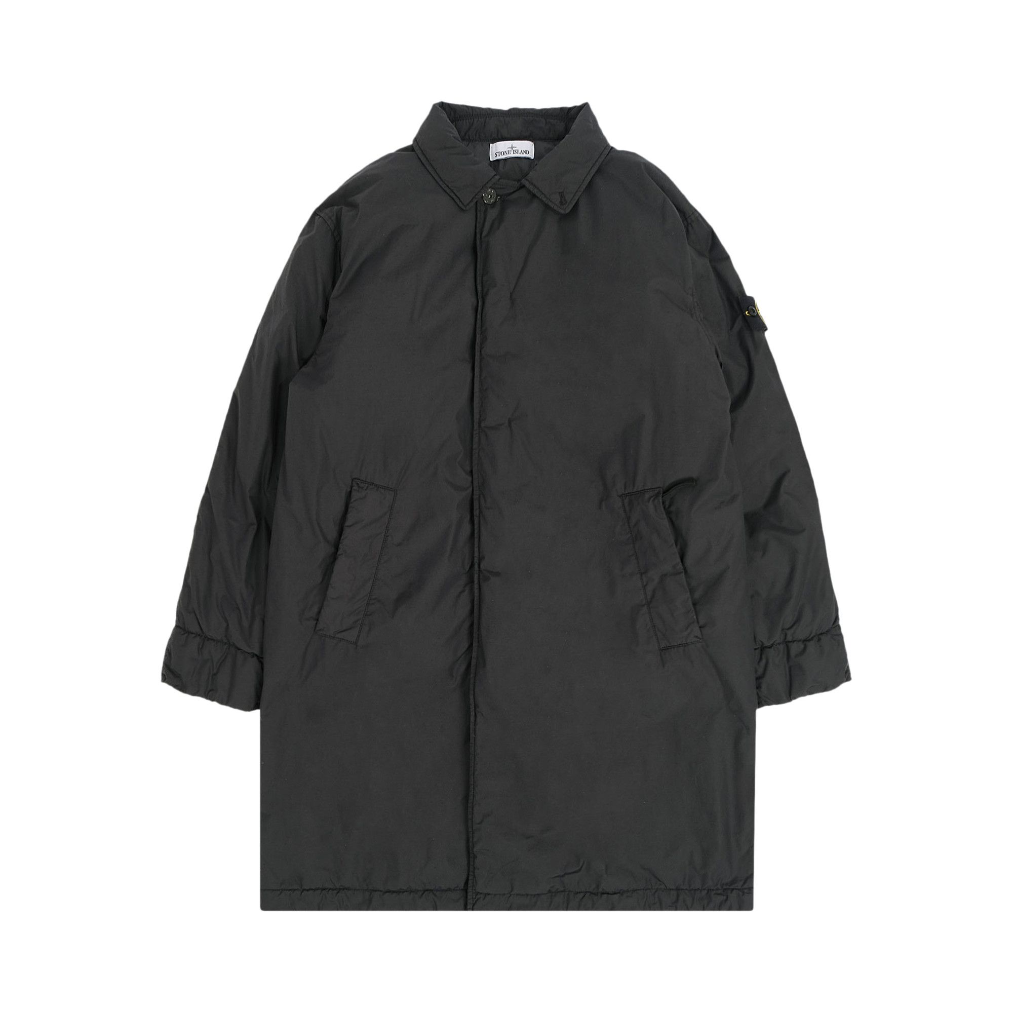Buy Stone Island Naslan Light Watro Down Coat 'Black' - 771571332