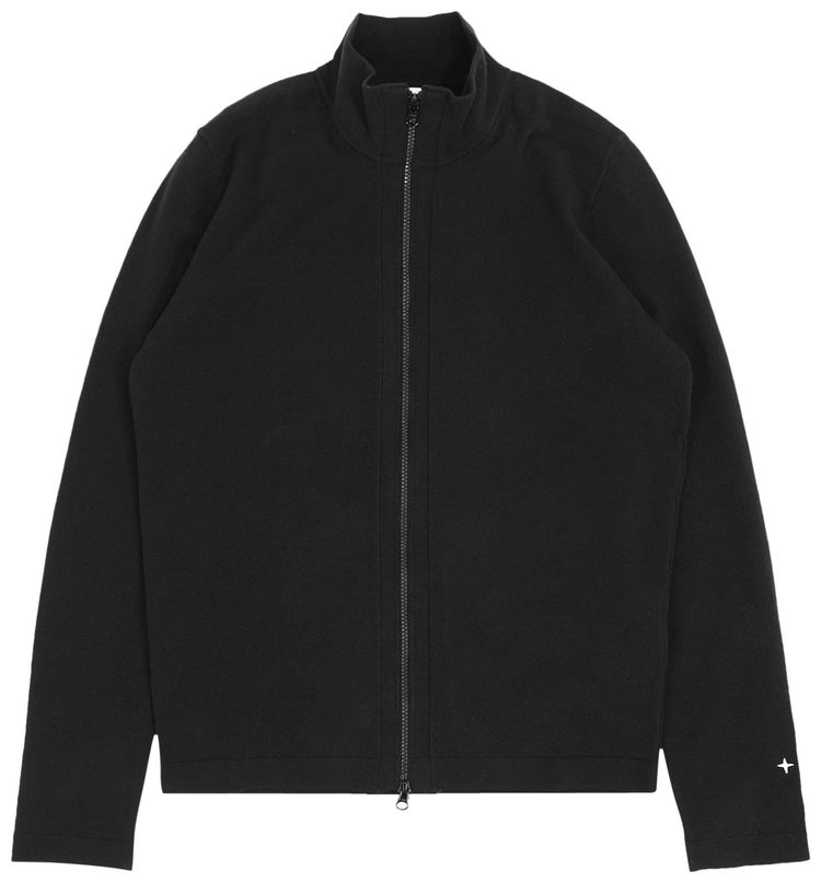 Stone Island Stellina Knit Zip Cardigan Black