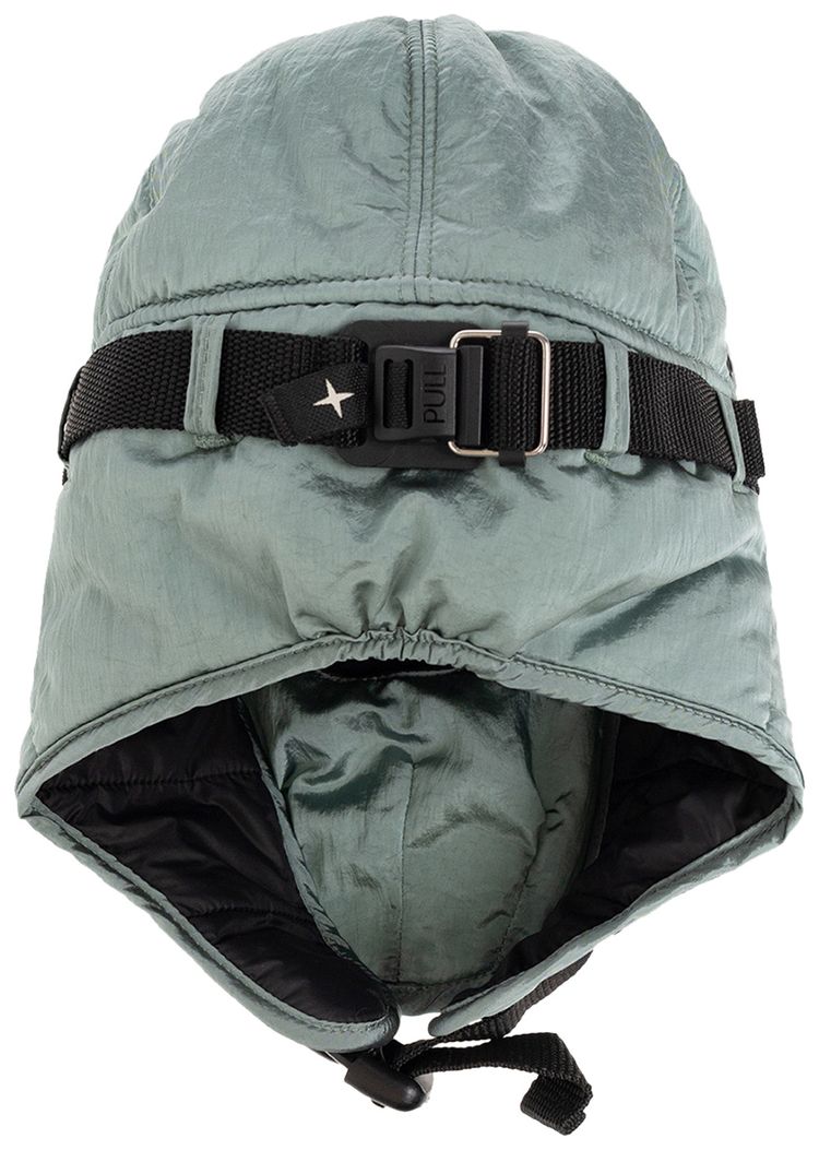 Stone Island Nylon Metal Protective Hood Sage