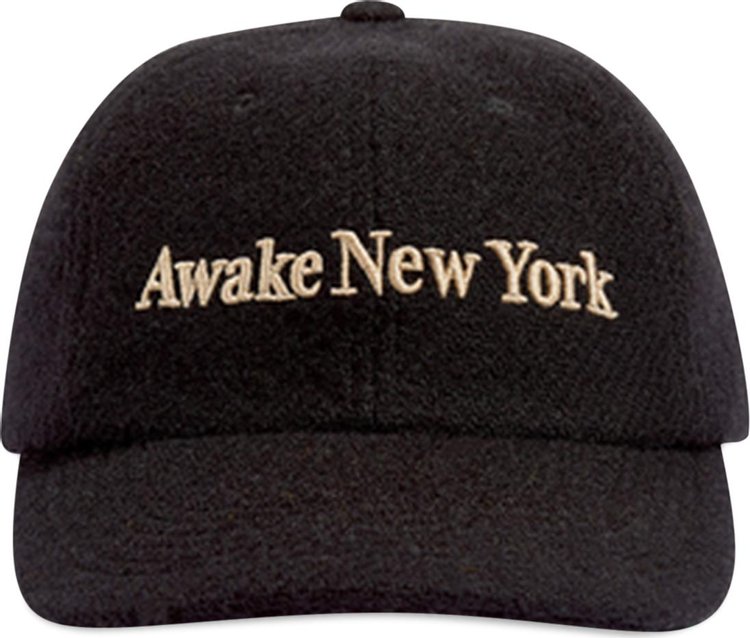 Awake NY Harris Tweed 6-Panel Hat 'Black'