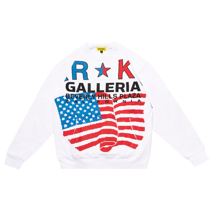 Market Low Prices Fleece Crewneck White