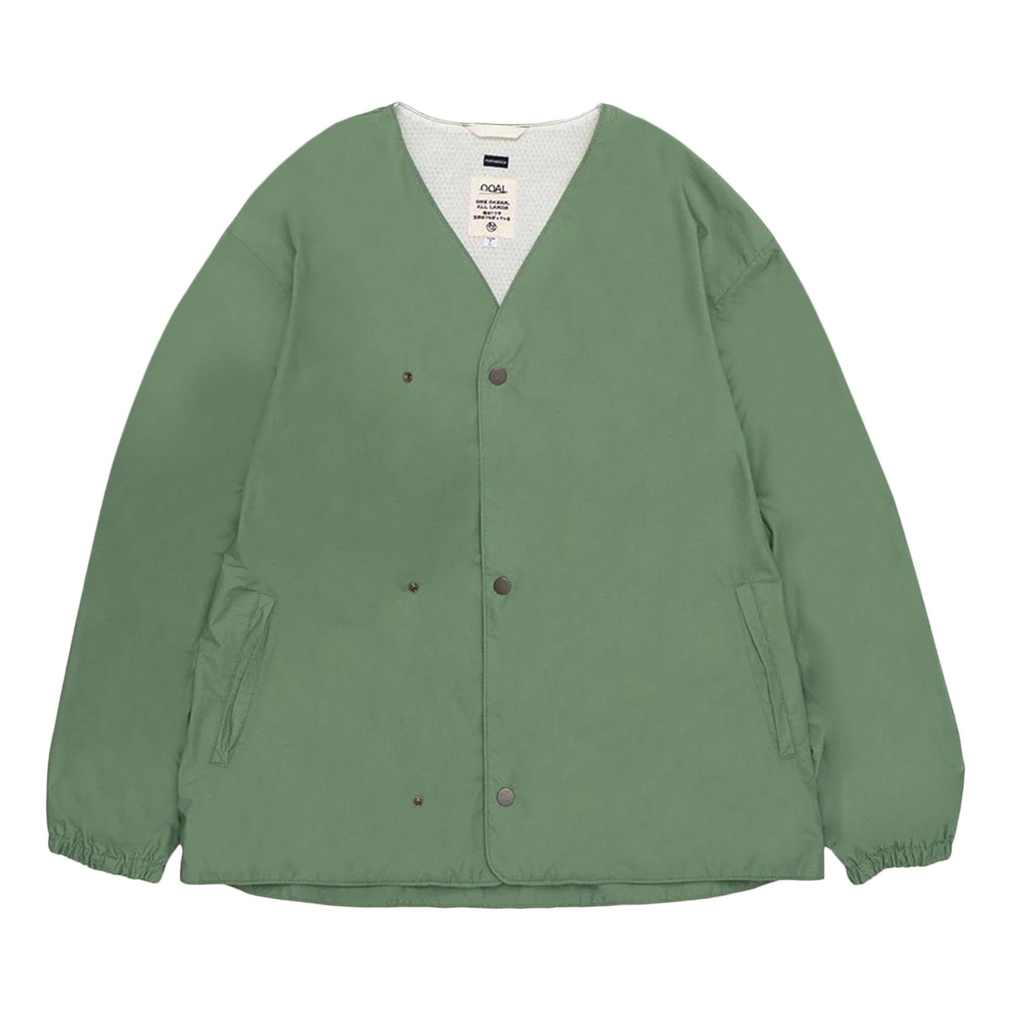 Buy nanamica Cardigan 'Green' - SUAS336U GREE | GOAT CA