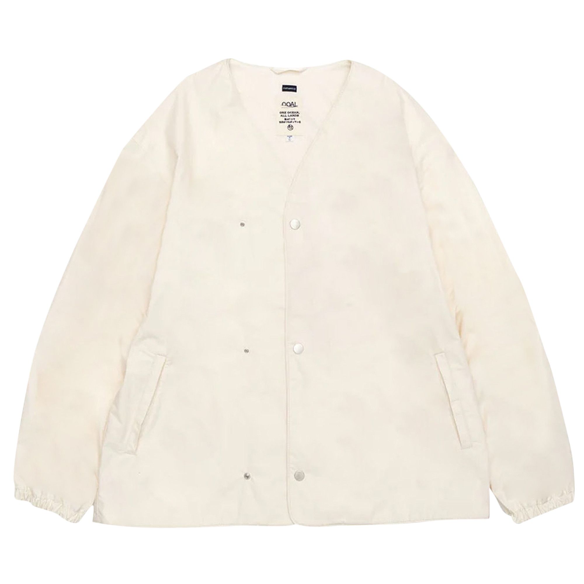 Buy nanamica Cardigan 'Ecru' - SUAS336U ECRU | GOAT CA