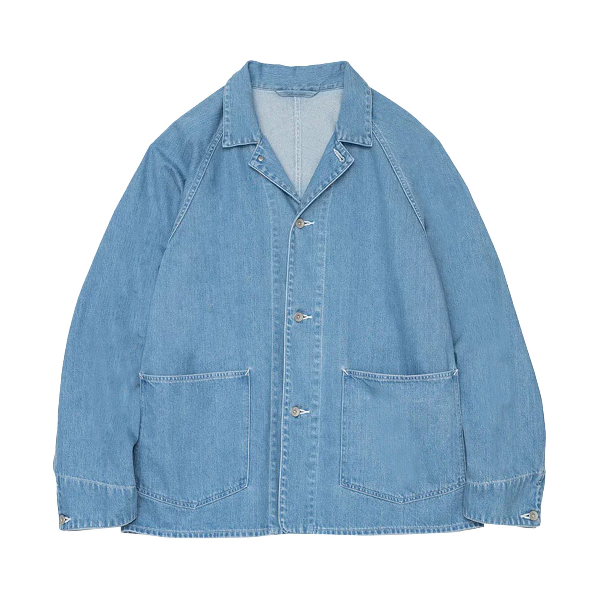 Buy nanamica Denim Jacket 'Indigo Bleach' - SUAS303U INDI | GOAT