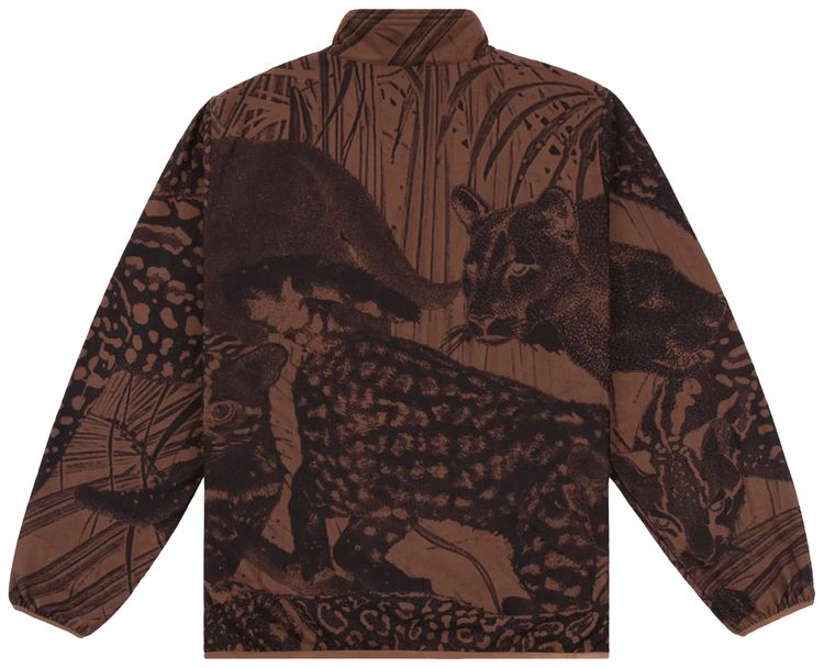 Dime Safari Polar Zip Fleece Sepia