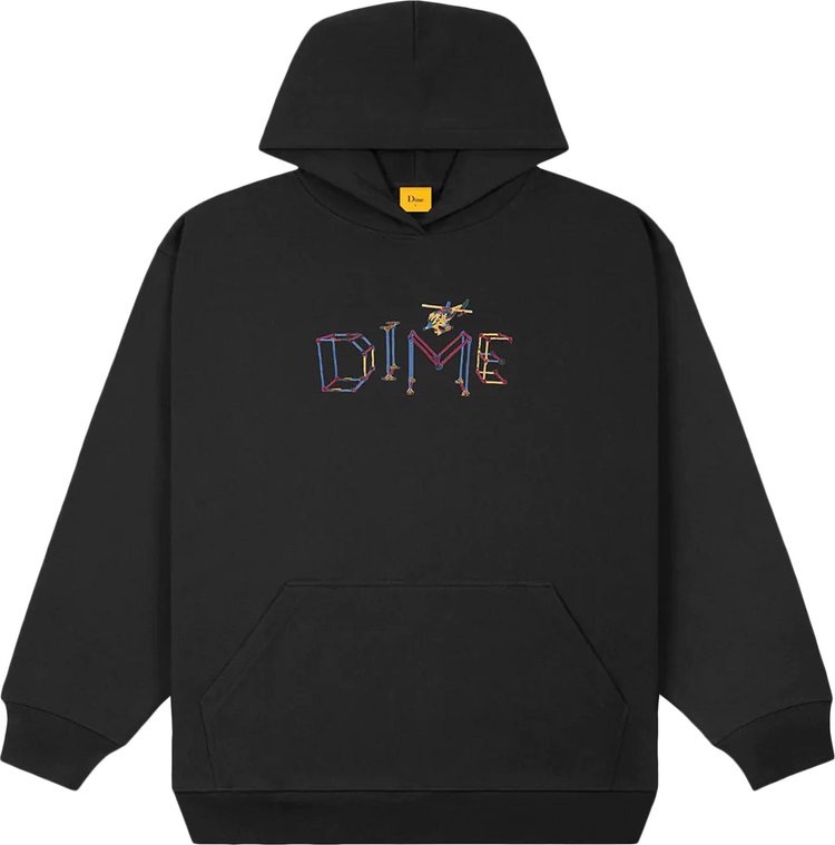 Buy Dime Dnex Hoodie 'Black' - DIMEHO8BLK | GOAT