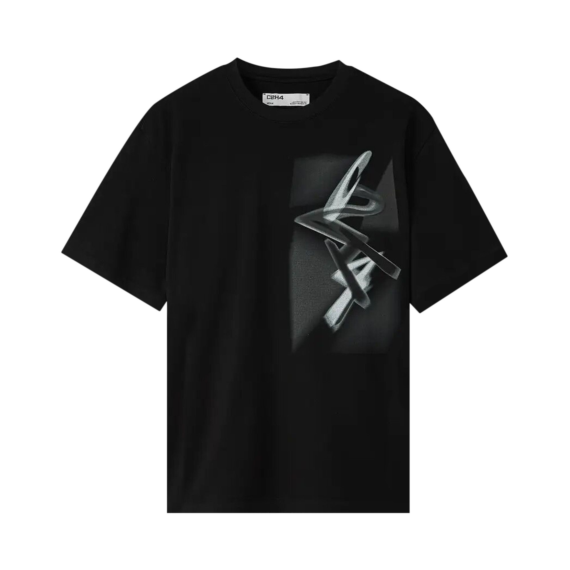 Buy C2H4 Multi Dimensional Logo T-Shirt 'Black' - R006 TE055C | GOAT