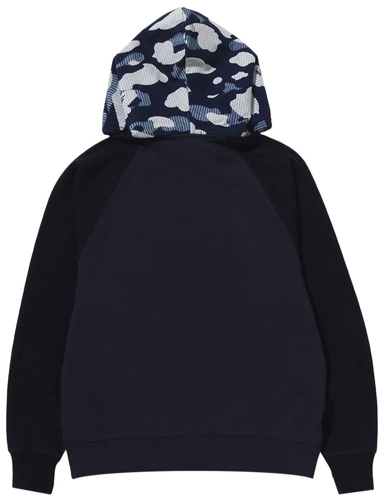 BAPE Sashiko Camo Relaxed Fit Zip Hooodie Indigo