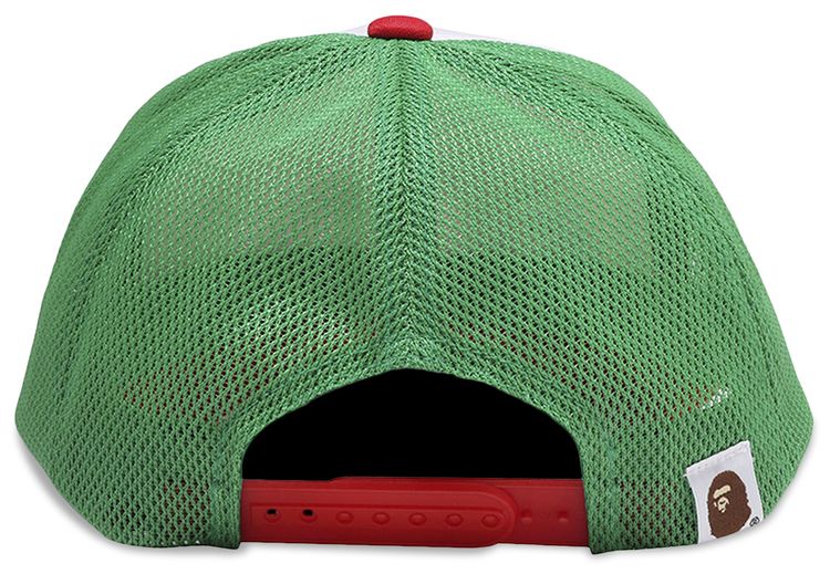 BAPE Sta Mesh Cap GreenRed