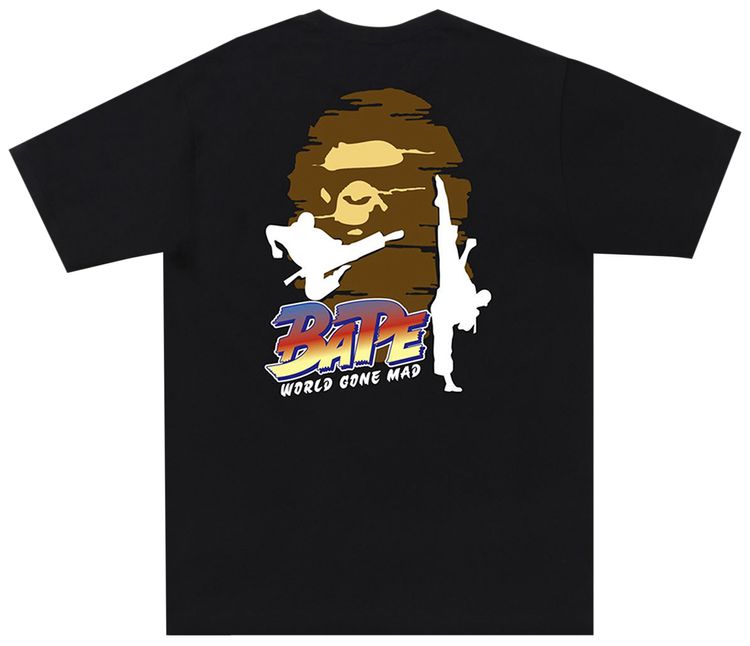 BAPE Japan Culture Karate Tee Black