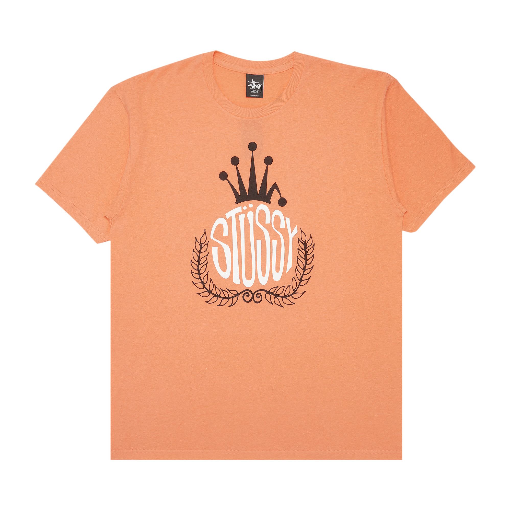 ★【STUSSY】★CROWN WREATH PIGMENT DYED TE.E★TOMATO★ 1904911_NATL_1_53b5acdd-bf4f-