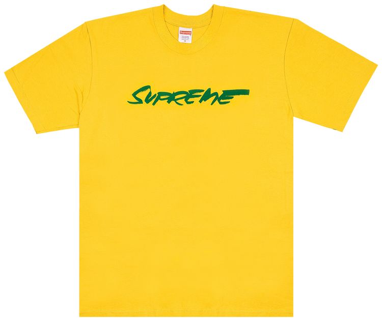 Supreme Futura Logo Tee Yellow