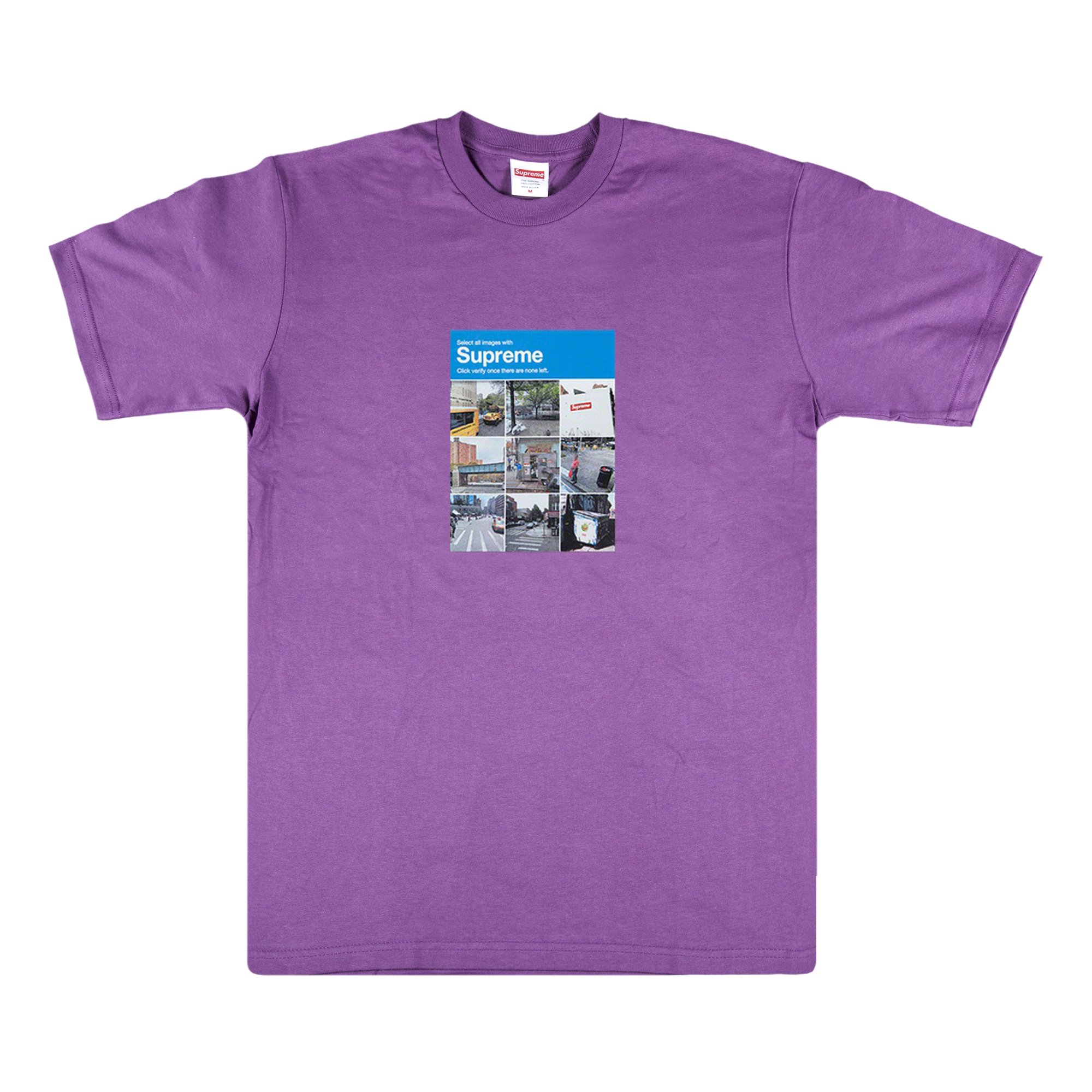 Buy Supreme Verify Tee 'Purple' - FW20T29 PURPLE | GOAT