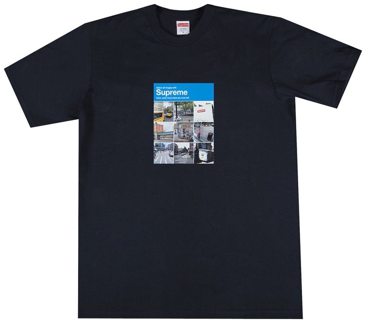 Supreme Verify Tee Navy