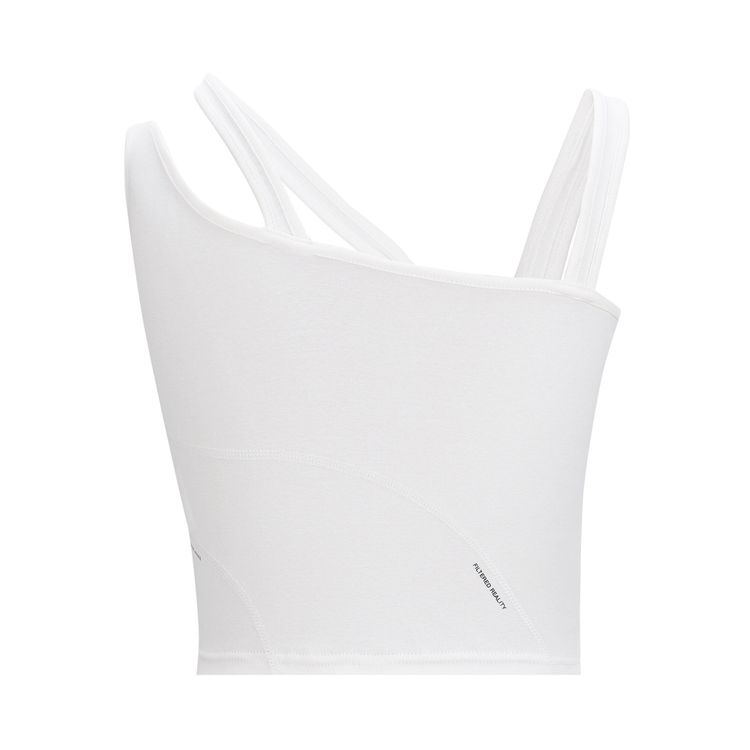 C2H4 Asymmetrical Tanktop White