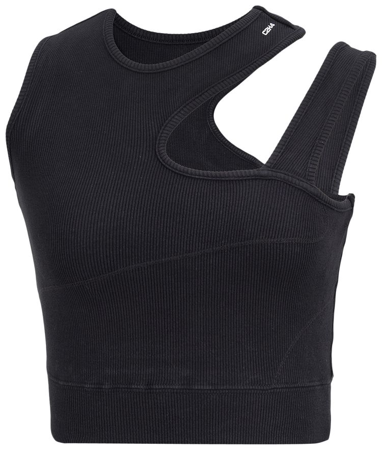 C2H4 Streamline Cutting Sporty Bra Black