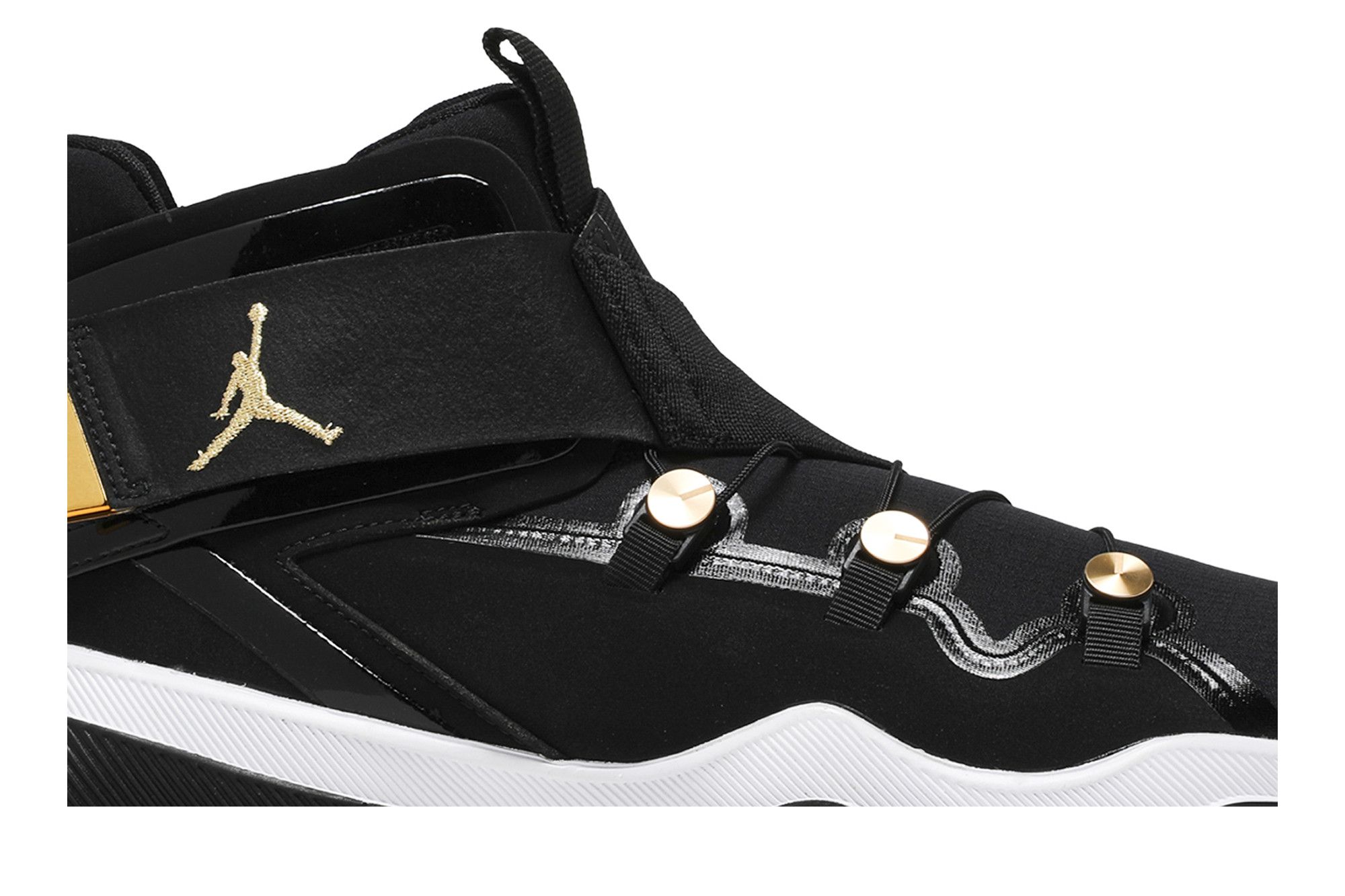Black and gold 23 jordans on sale