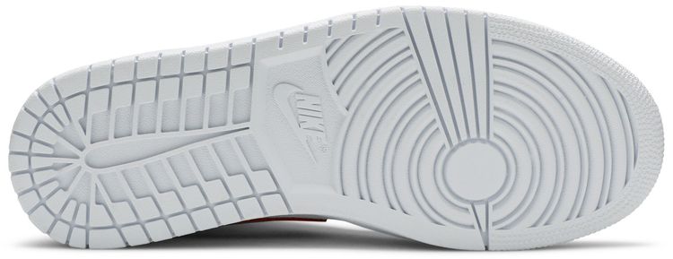 Wmns Air Jordan 1 Mid White University Red