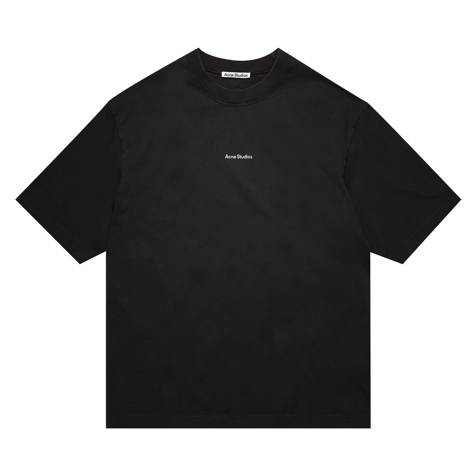Buy Acne Studios Reverse Logo T-Shirt 'Black' - BL0198 GOAT
