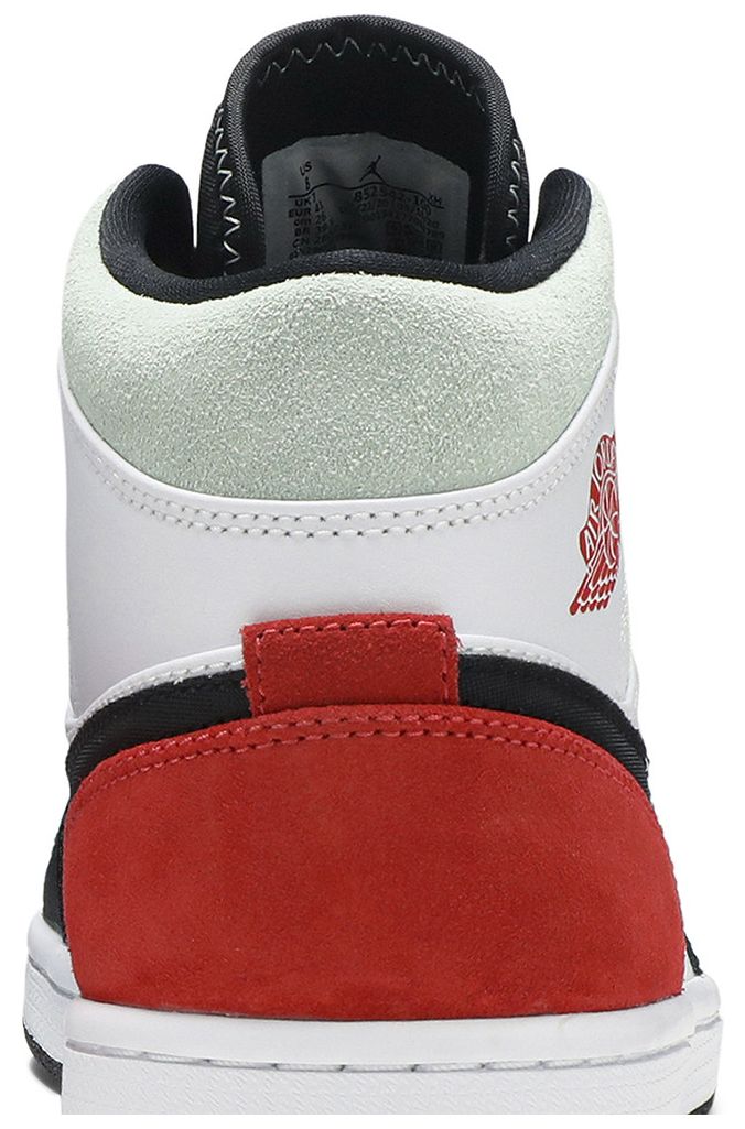 Air Jordan 1 Mid SE Red Black Toe