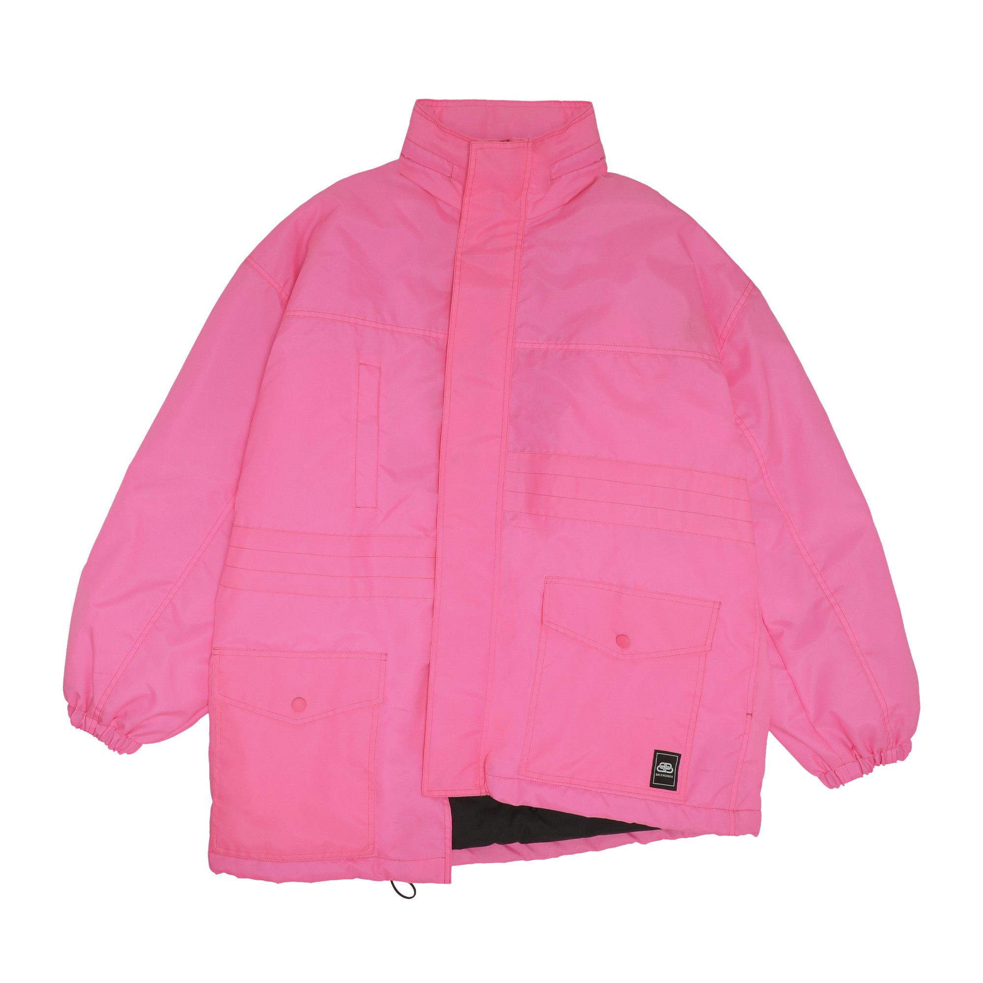 ダウンジャケット・コート Balenciaga Pink Nylon Padded Jacket ピンク系 BALENCIAGA(バレンシアガ) ダウンジャケット・コート