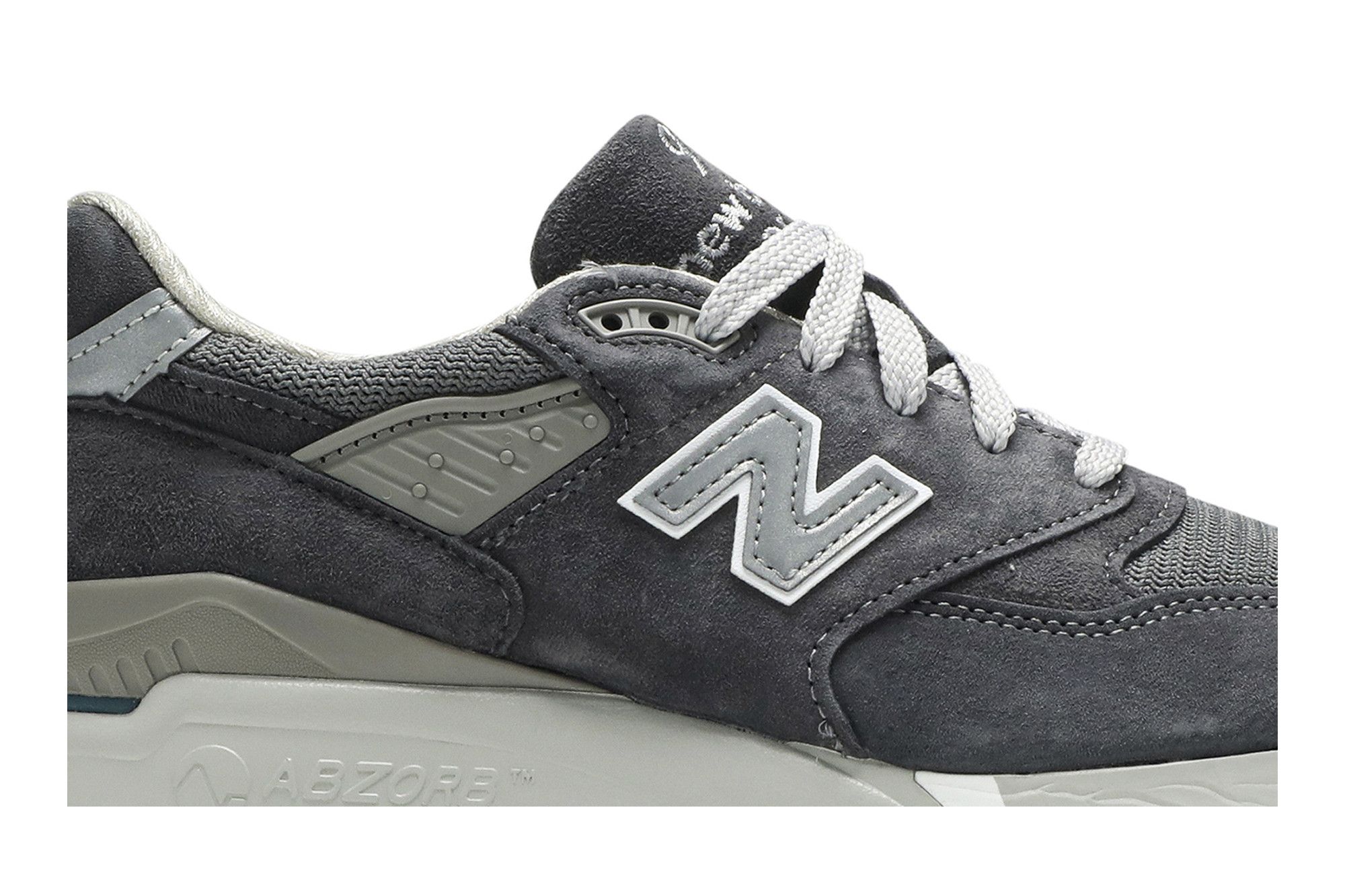 New balance 998 charcoal grey sale