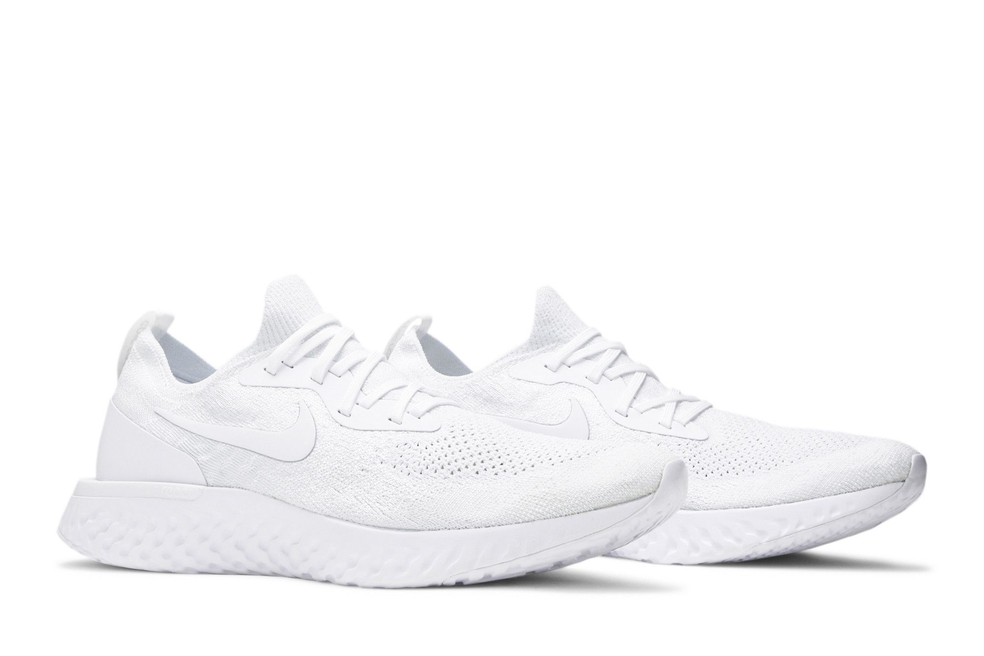 Triple white nike react on sale
