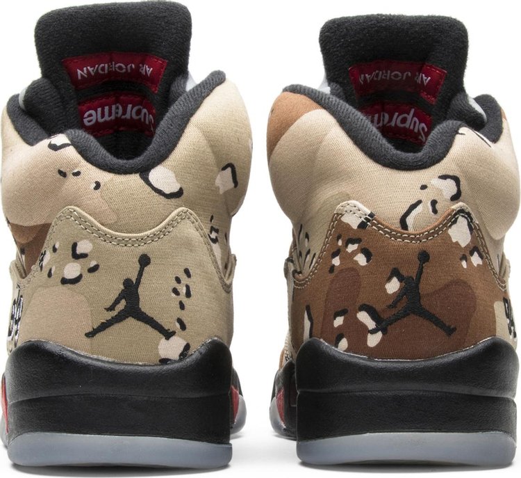 Supreme x Air Jordan 5 Retro Desert Camo