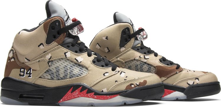 Supreme x Air Jordan 5 Retro Desert Camo