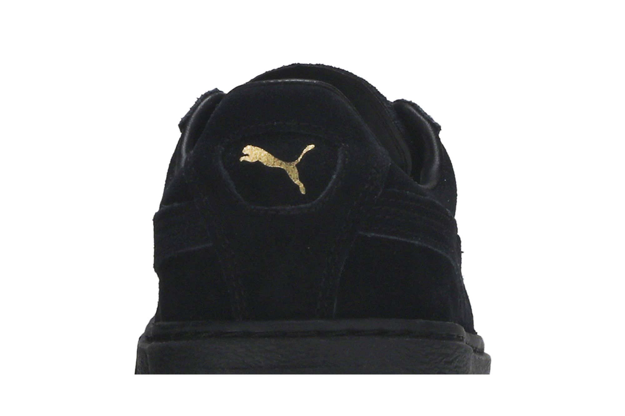 puma suede classic black gold