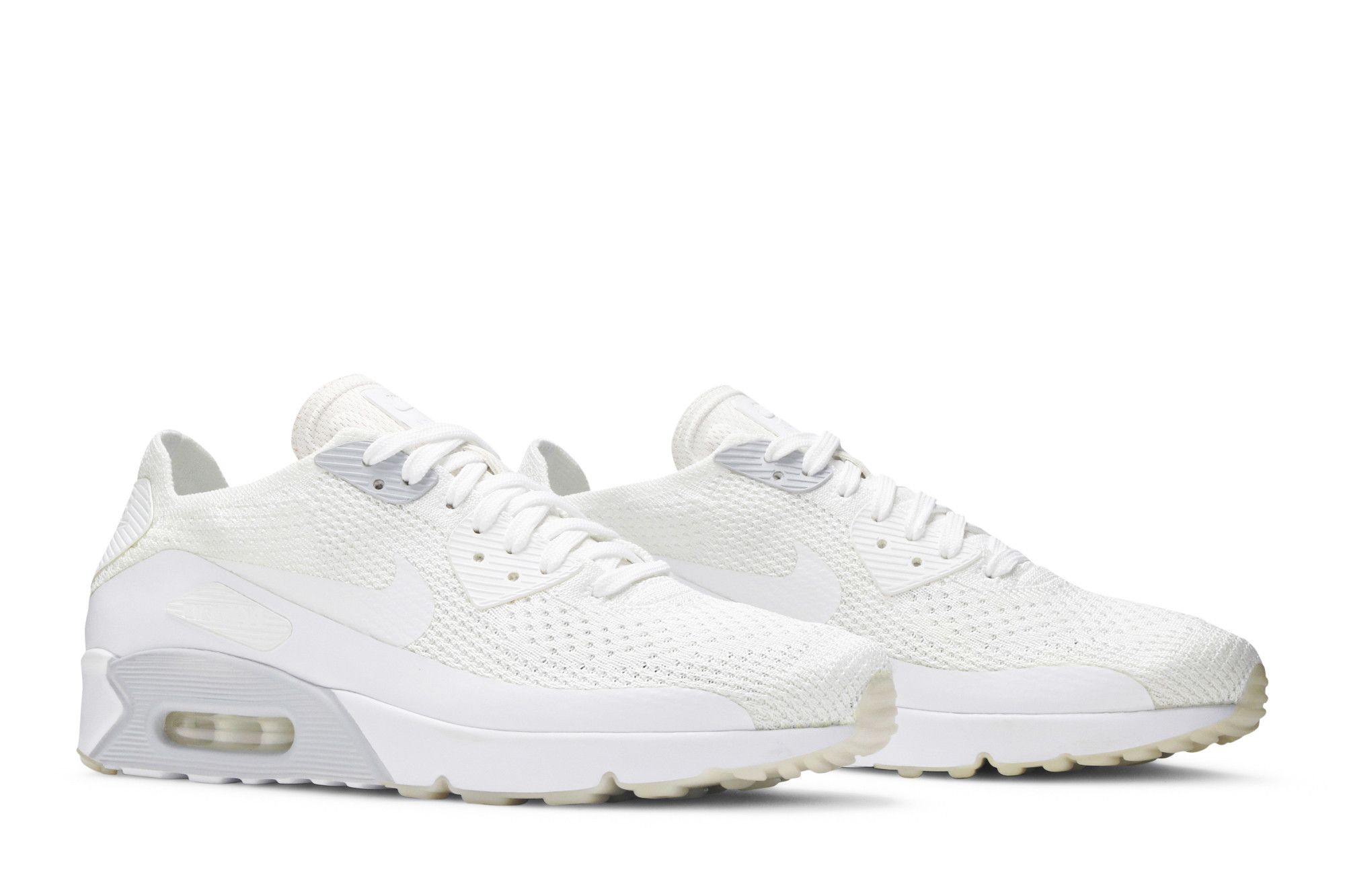 Air max 90 flyknit white on sale
