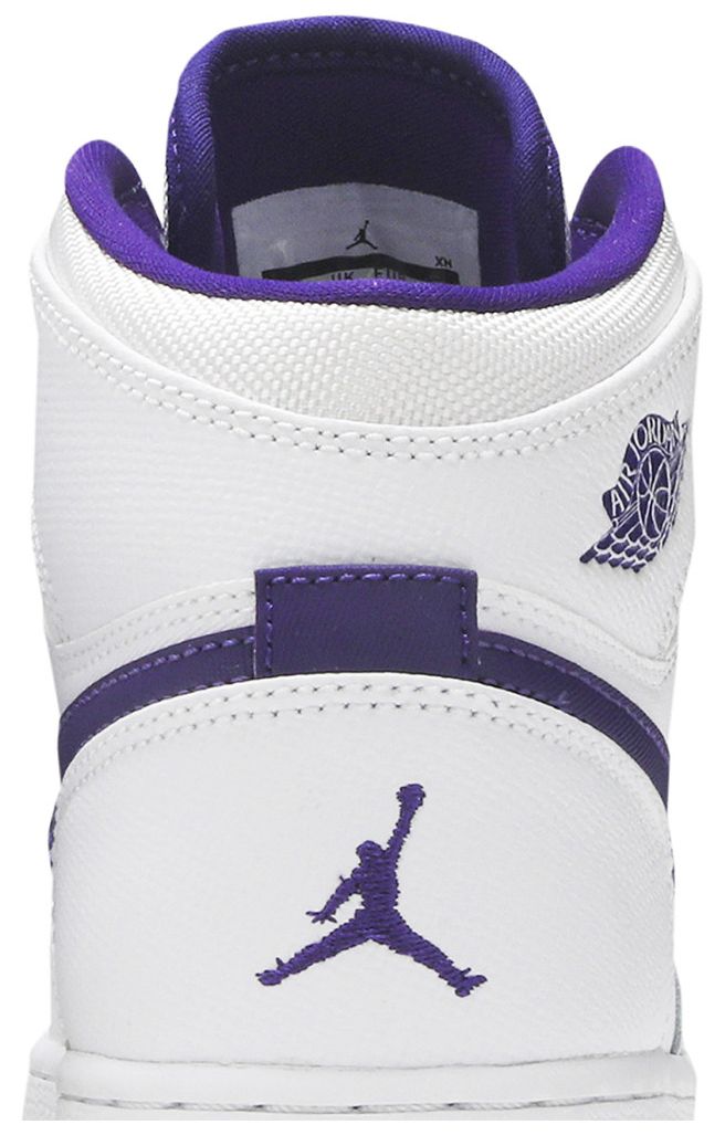 Air Jordan 1 Retro High GG White Court Purple