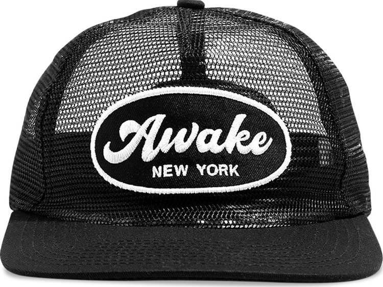 Awake NY Logo Patch Mesh Trucker Hat 'Black'