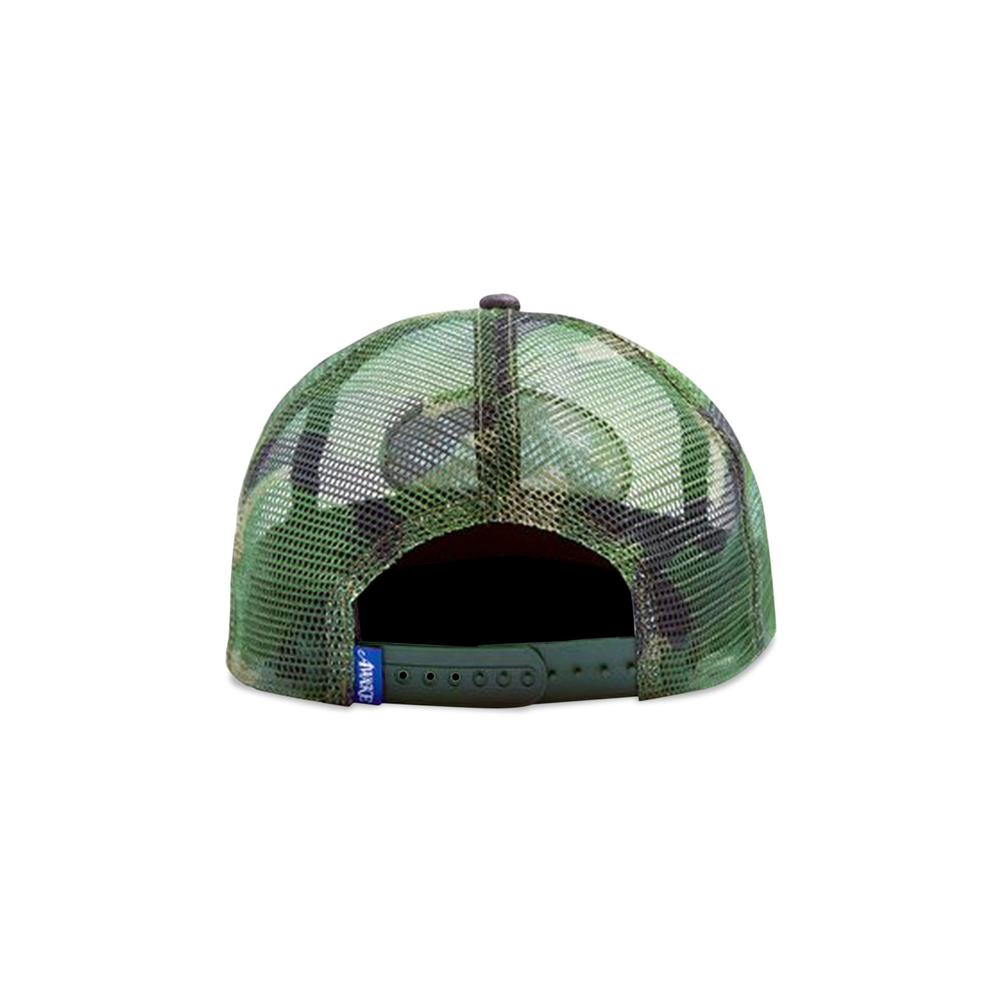 Buy Awake NY Logo Patch Mesh Trucker Hat 'Camo' - AWK FW22