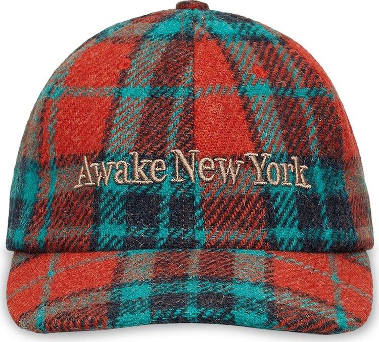 Awake NY Harris Tweed 6-Panel Hat 'Red/Multicolor'