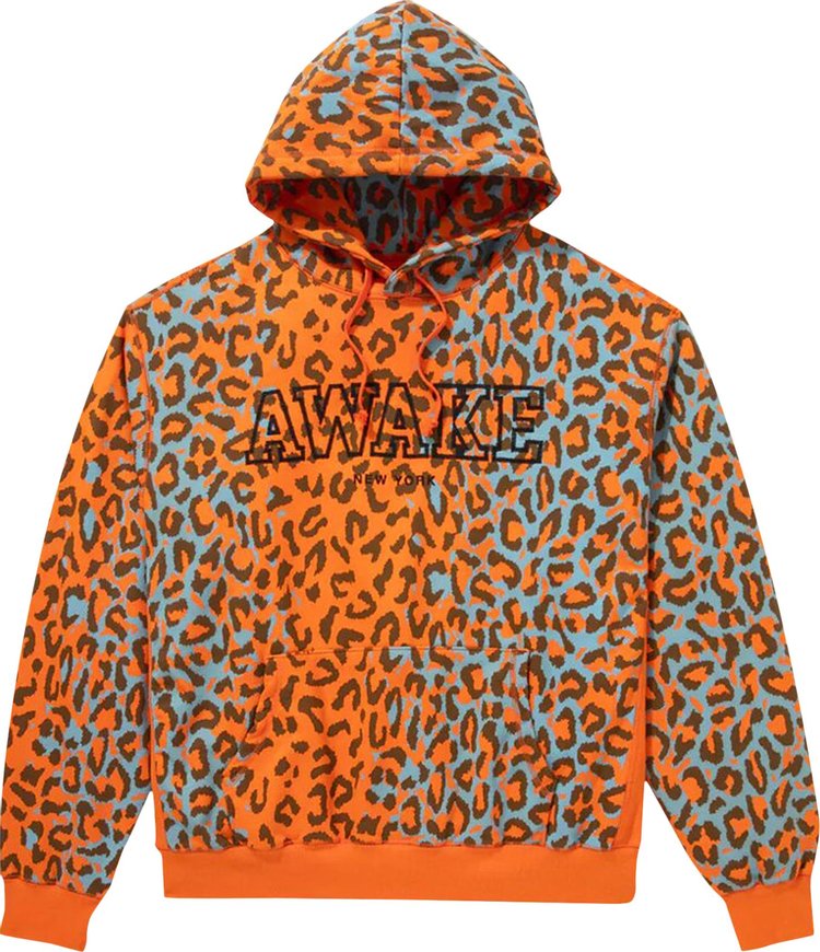 Buy Awake NY Military Logo Embroidered Hoodie 'Leopard' - AWK SP22 ...