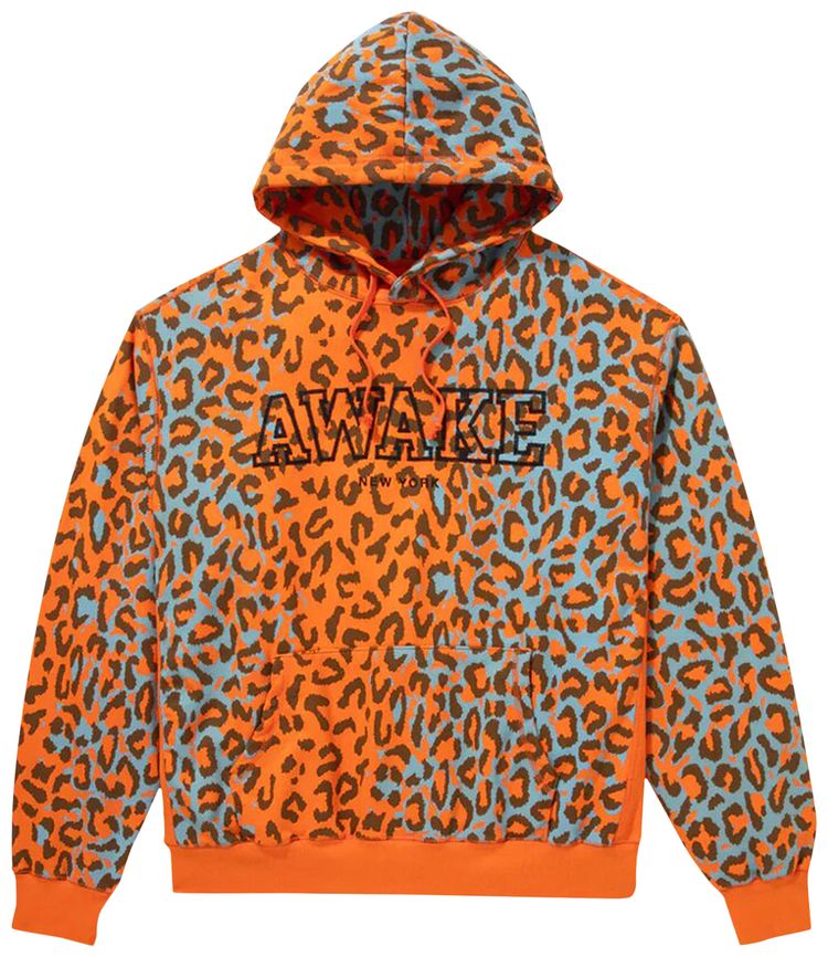 Buy Awake NY Military Logo Embroidered Hoodie 'Leopard' - AWK SP22 ...