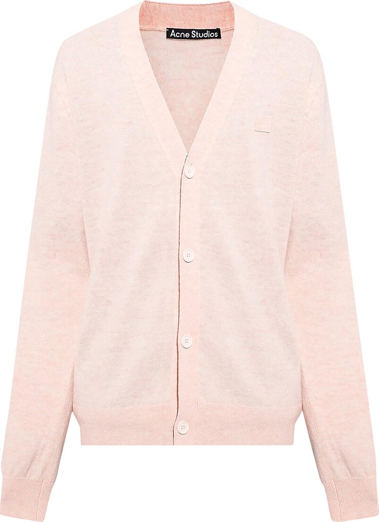 Buy Acne Studios Wool Knit Cardigan 'Faded Pink Melange' - C60038 GOAT ...