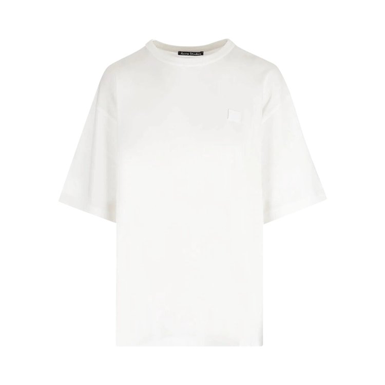 Buy Acne Studios Face Logo T-Shirt 'Optic White' - CL0206 GOAT OPTI | GOAT