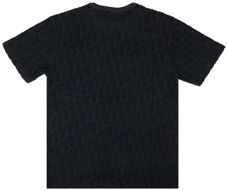 Dior Terry Oblique T Shirt Black