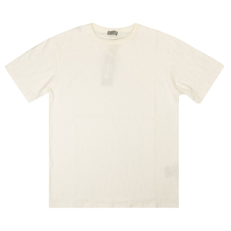 Dior Terry Oblique T Shirt White