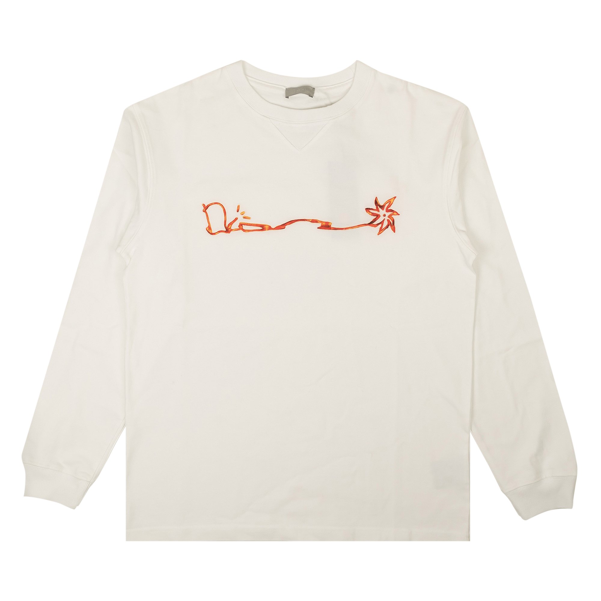 Buy Dior x Cactus Jack Long-Sleeve T-Shirt 'White' - 283J647A0554 