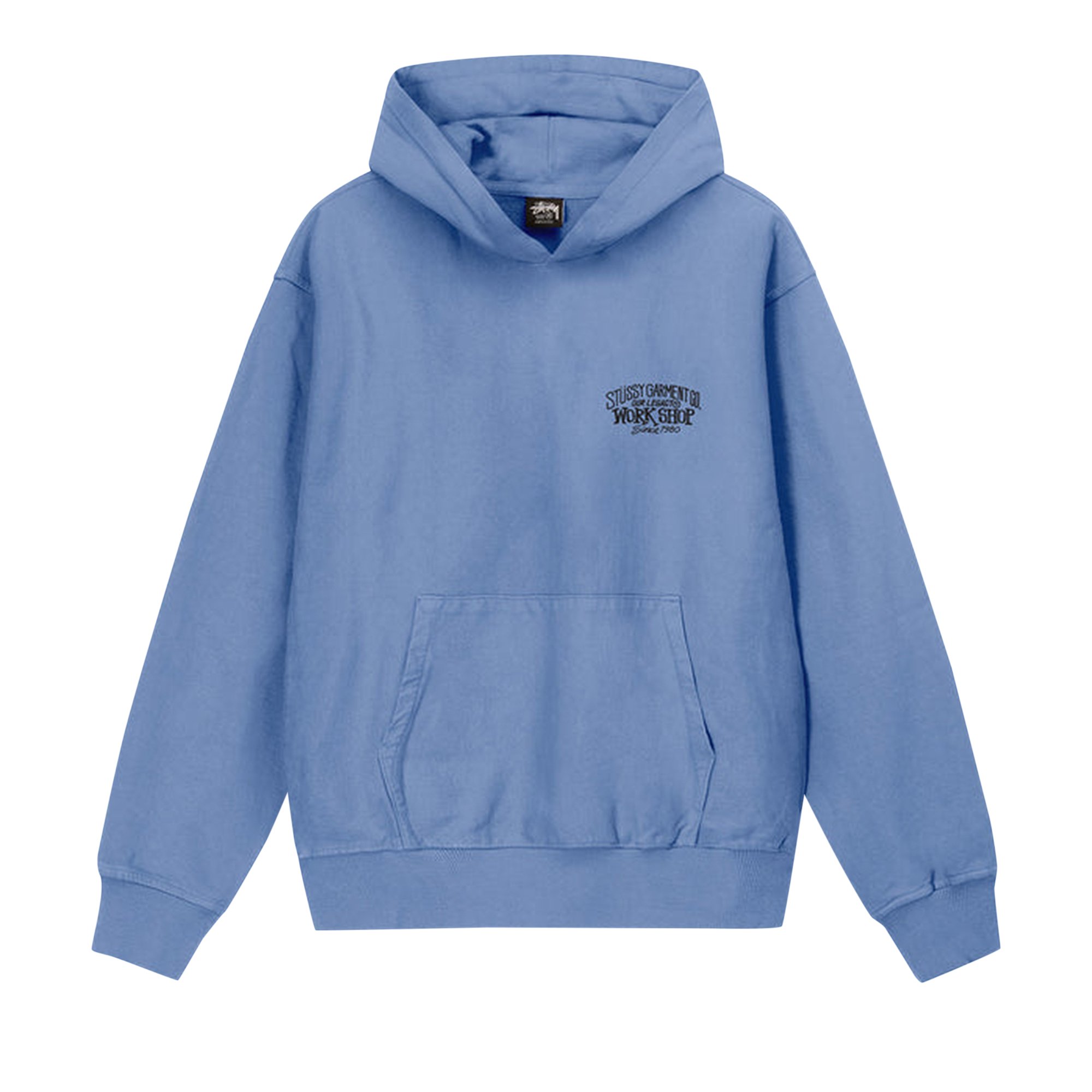Stussy x Our Legacy Work Shop Surfman Pigment Dyed Hoodie 'Blue'