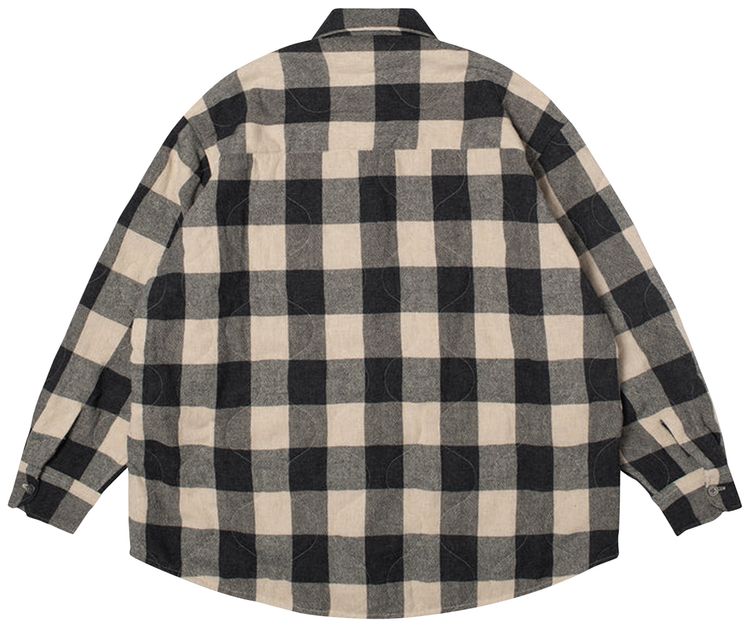 Stussy x Our Legacy Work Shop Borrowed Jacket GreyBeige Check