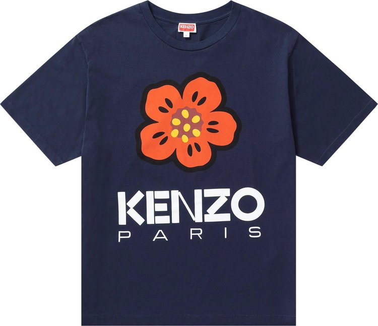 Kenzo Boke Flower T-Shirt 'Midnight Blue'