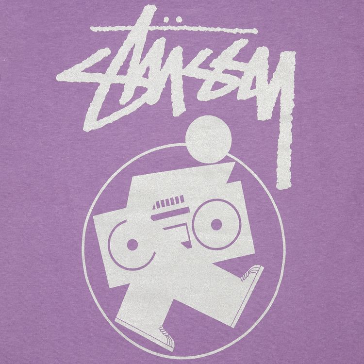 Stussy Boombox Figure Tee Purple