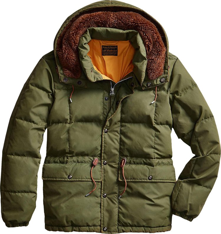 Polo Ralph Lauren Coated Twill Quilted Jacket 'Forest Green'