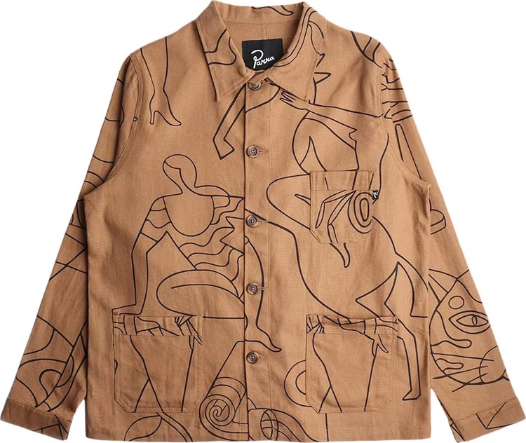 Parra Experience Life Worker Jacket Camel